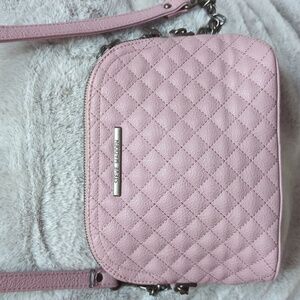 Steve Madden Pink Quilted Crossbody Bag